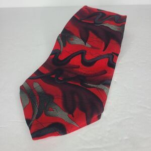 Vintage J. Garcia‎ Silk Abstract Tie Butterfly Study II Collection 14